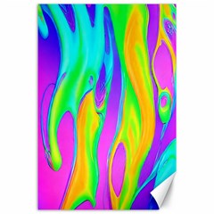 Fluid Background - Fluid Artist - Liquid - Fluid - Trendy Canvas 24  X 36  by GardenOfOphir