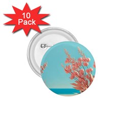 Beach Ocean Flowers Floral Flora Plants Vacation 1 75  Buttons (10 Pack) by Pakemis