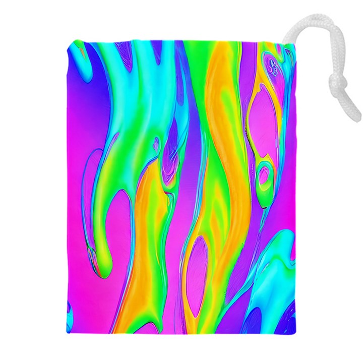 Fluid Background - Fluid Artist - Liquid - Fluid - Trendy Drawstring Pouch (5XL)