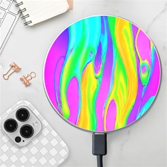 Fluid Background - Fluid Artist - Liquid - Fluid - Trendy Wireless Fast Charger(white) by GardenOfOphir