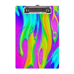 Fluid Background - Fluid Artist - Liquid - Fluid - Trendy A5 Acrylic Clipboard by GardenOfOphir