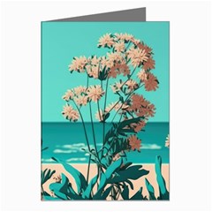 Beach Ocean Flowers Flower Floral Plants Vacation Greeting Cards (pkg Of 8)