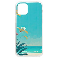 Beach Ocean Flowers Floral Plants Vacation Iphone 12/12 Pro Tpu Uv Print Case by Pakemis