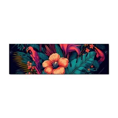 Tropical Flowers Floral Floral Pattern Pattern Sticker Bumper (10 Pack) by Pakemis