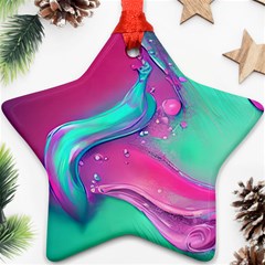 Marble Background - Abstract - Artist - Artistic - Colorful Ornament (Star)