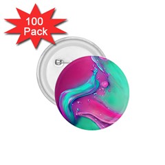 Marble Background - Abstract - Artist - Artistic - Colorful 1.75  Buttons (100 pack) 