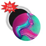 Marble Background - Abstract - Artist - Artistic - Colorful 2.25  Magnets (100 pack)  Front