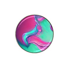 Marble Background - Abstract - Artist - Artistic - Colorful Hat Clip Ball Marker (4 Pack) by GardenOfOphir