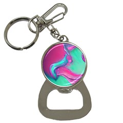 Marble Background - Abstract - Artist - Artistic - Colorful Bottle Opener Key Chain by GardenOfOphir