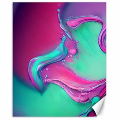 Marble Background - Abstract - Artist - Artistic - Colorful Canvas 16  x 20 