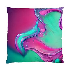 Marble Background - Abstract - Artist - Artistic - Colorful Standard Cushion Case (one Side) by GardenOfOphir