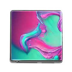 Marble Background - Abstract - Artist - Artistic - Colorful Memory Card Reader (Square 5 Slot)