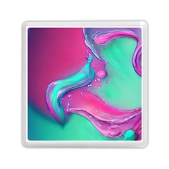 Marble Background - Abstract - Artist - Artistic - Colorful Memory Card Reader (Square)