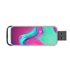 Marble Background - Abstract - Artist - Artistic - Colorful Portable USB Flash (Two Sides)