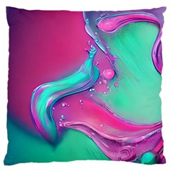 Marble Background - Abstract - Artist - Artistic - Colorful Standard Premium Plush Fleece Cushion Case (Two Sides)