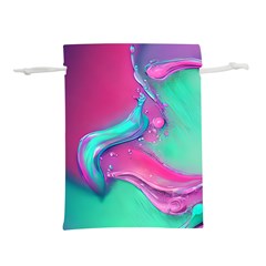 Marble Background - Abstract - Artist - Artistic - Colorful Lightweight Drawstring Pouch (S)