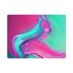 Marble Background - Abstract - Artist - Artistic - Colorful One Side Premium Plush Fleece Blanket (Mini) 35 x27  Blanket Front