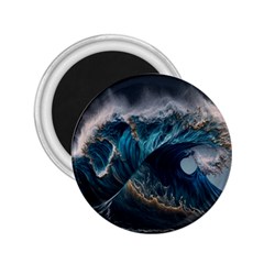 Tsunami Waves Ocean Sea Water Rough Seas 5 2 25  Magnets by Pakemis