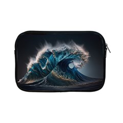 Tsunami Waves Ocean Sea Water Rough Seas 5 Apple Ipad Mini Zipper Cases by Pakemis