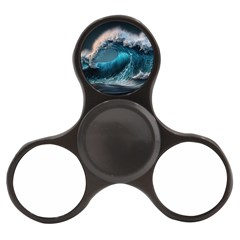 Tsunami Waves Ocean Sea Water Rough Seas 2 Finger Spinner by Pakemis