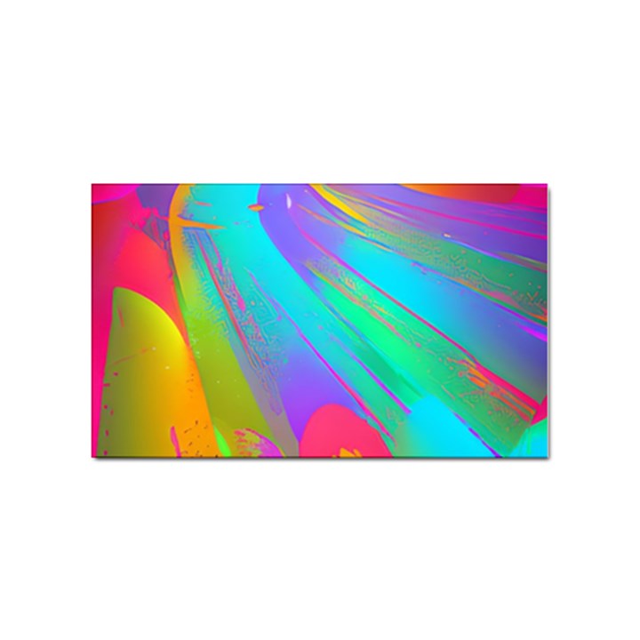 Curvy Contemporary - Flow - Modern - Contemporary Art - Beautiful Sticker Rectangular (10 pack)