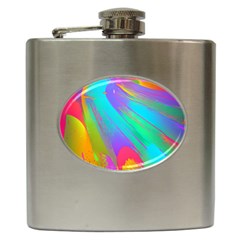 Curvy Contemporary - Flow - Modern - Contemporary Art - Beautiful Hip Flask (6 Oz) by GardenOfOphir