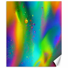 Liquid Shapes - Fluid Arts - Watercolor - Abstract Backgrounds Canvas 8  X 10  by GardenOfOphir