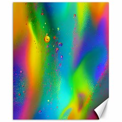 Liquid Shapes - Fluid Arts - Watercolor - Abstract Backgrounds Canvas 16  X 20  by GardenOfOphir