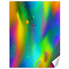 Liquid Shapes - Fluid Arts - Watercolor - Abstract Backgrounds Canvas 36  X 48  by GardenOfOphir