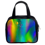 Liquid Shapes - Fluid Arts - Watercolor - Abstract Backgrounds Classic Handbag (Two Sides) Front