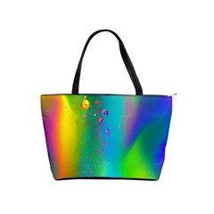 Liquid Shapes - Fluid Arts - Watercolor - Abstract Backgrounds Classic Shoulder Handbag by GardenOfOphir