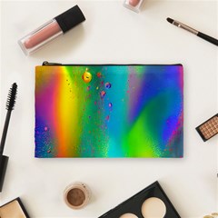 Liquid Shapes - Fluid Arts - Watercolor - Abstract Backgrounds Cosmetic Bag (medium)