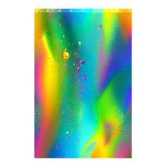 Liquid Shapes - Fluid Arts - Watercolor - Abstract Backgrounds Shower Curtain 48  X 72  (small)  by GardenOfOphir