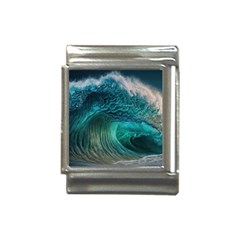 Tsunami Waves Ocean Sea Water Rough Seas Italian Charm (13mm) by Pakemis