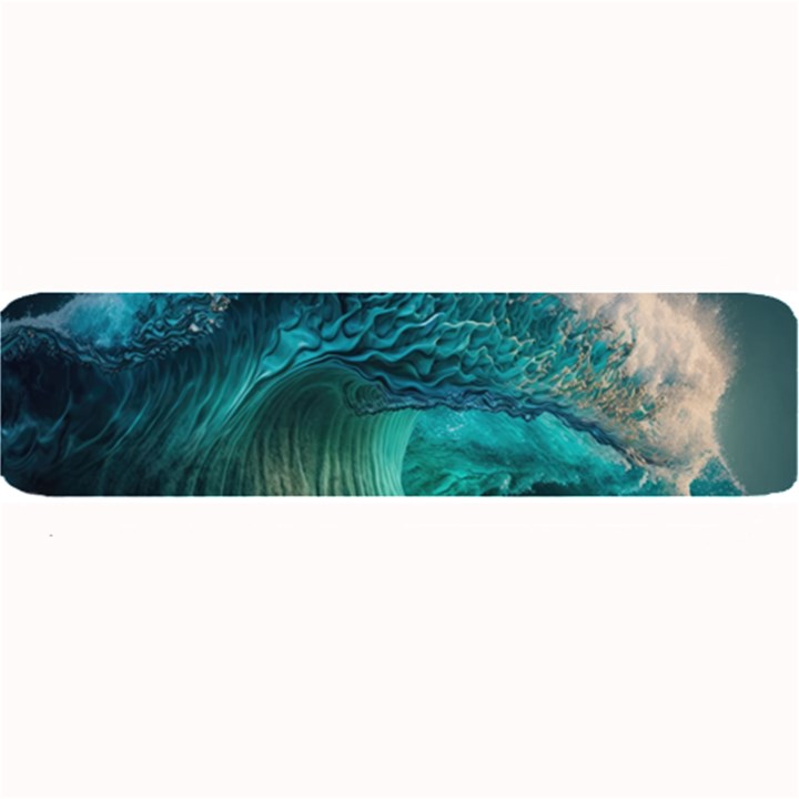 Tsunami Waves Ocean Sea Water Rough Seas Large Bar Mat