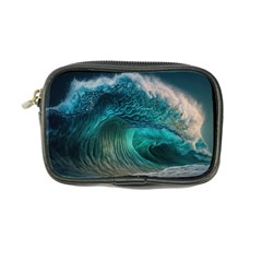 Tsunami Waves Ocean Sea Water Rough Seas Coin Purse by Pakemis