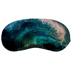 Tsunami Waves Ocean Sea Water Rough Seas Sleeping Mask by Pakemis