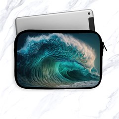 Tsunami Waves Ocean Sea Water Rough Seas Apple Ipad Mini Zipper Cases by Pakemis