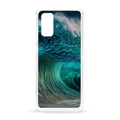 Tsunami Waves Ocean Sea Water Rough Seas Samsung Galaxy S20 6 2 Inch Tpu Uv Case by Pakemis