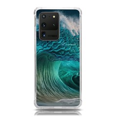 Tsunami Waves Ocean Sea Water Rough Seas Samsung Galaxy S20 Ultra 6 9 Inch Tpu Uv Case by Pakemis