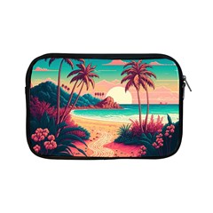 Palm Trees Tropical Ocean Sunset Sunrise Landscape Apple Ipad Mini Zipper Cases by Pakemis