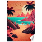 Tropical Beach Sea Jungle Ocean Landscape Canvas 20  x 30  19.62 x28.9  Canvas - 1