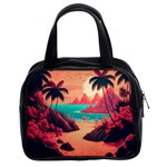 Tropical Beach Sea Jungle Ocean Landscape Classic Handbag (Two Sides) Front