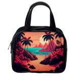 Tropical Beach Sea Jungle Ocean Landscape Classic Handbag (Two Sides) Back