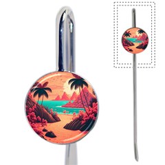 Tropical Beach Sea Jungle Ocean Landscape Book Mark