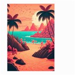 Tropical Beach Sea Jungle Ocean Landscape Large Garden Flag (Two Sides) Front