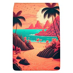 Tropical Beach Sea Jungle Ocean Landscape Removable Flap Cover (S)