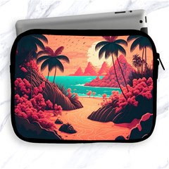 Tropical Beach Sea Jungle Ocean Landscape Apple Ipad 2/3/4 Zipper Cases by Pakemis