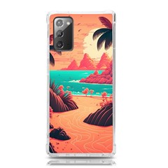 Tropical Beach Sea Jungle Ocean Landscape Samsung Galaxy Note 20 TPU UV Case