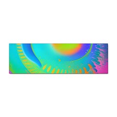 Contemporary Fluid Art Pattern In Bright Colors Sticker Bumper (10 Pack) by GardenOfOphir